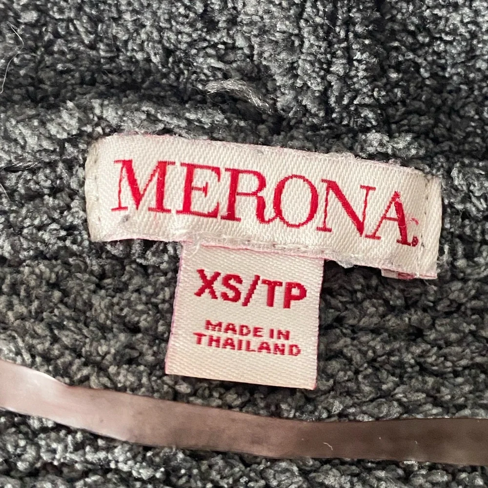 Merona XS Fluffy Open Front Cardigan - Picture 6 of 7